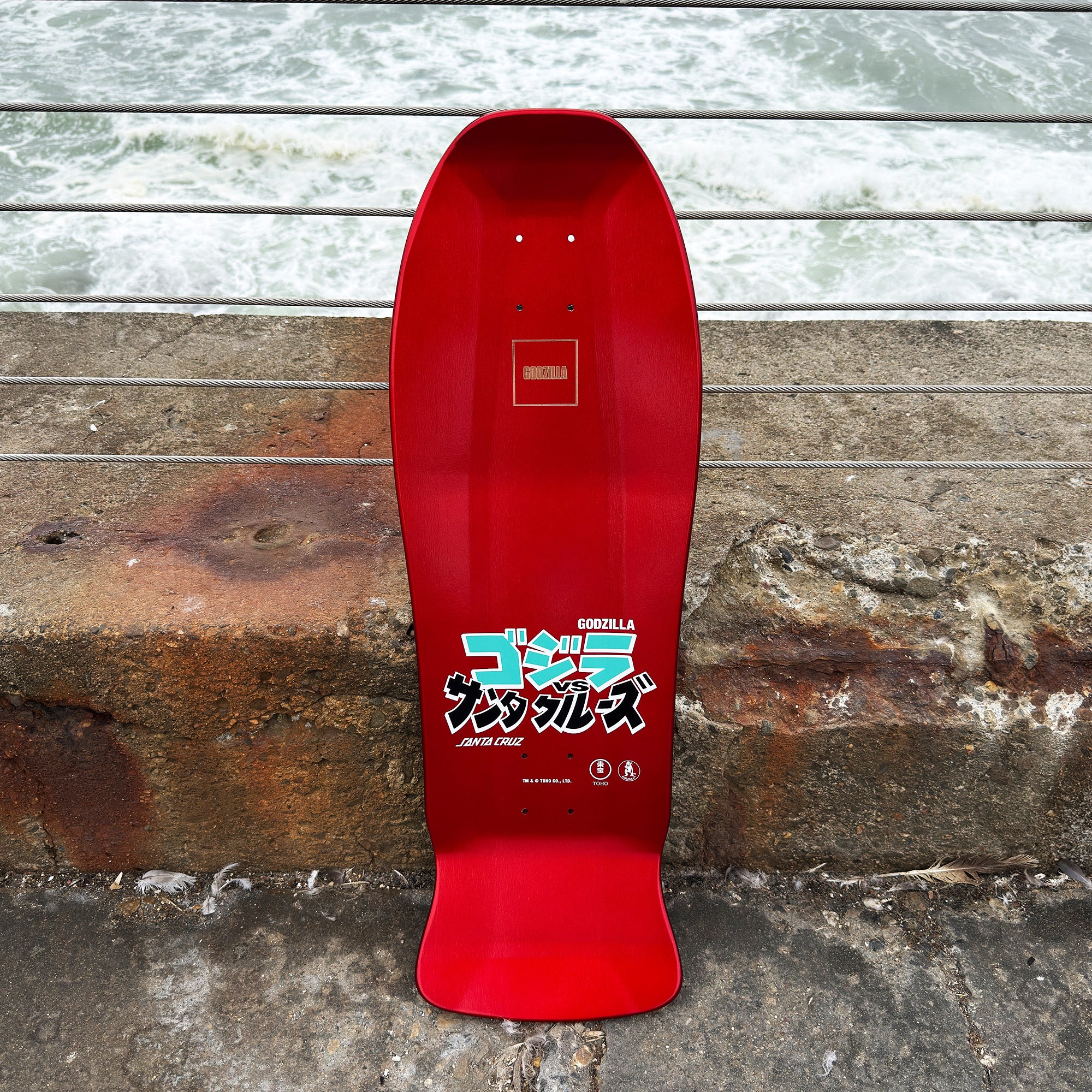 Santa Cruz Roskopp Skateboard Deck - Red Variant – Godzilla