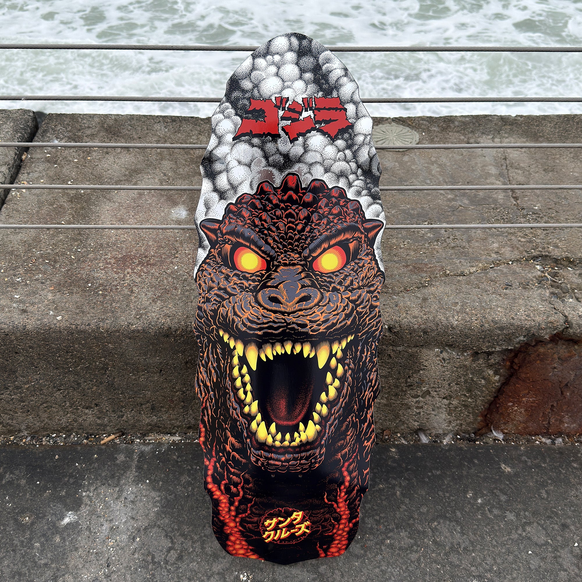 New Godzilla x Santa Cruz Skateboard Decks Land at Godzilla Store US