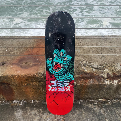 Santa Cruz Godzilla Hand Popsicle Skateboard Deck