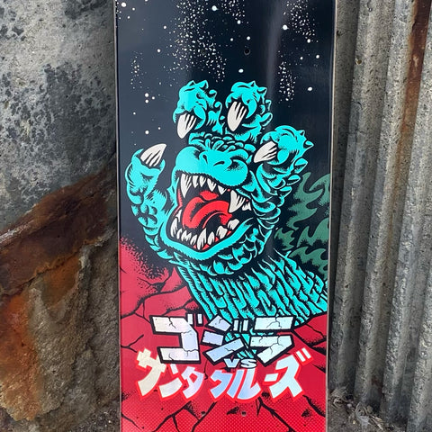 Santa Cruz Godzilla Hand Popsicle Skateboard Deck