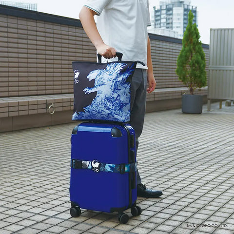 foldable tote bag for travel Godzilla Foldable Tote Bag