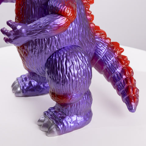 Giant Pretty Godzilla Metallic Purple with Red Overspray