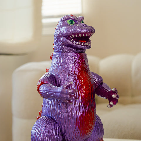 Giant Pretty Godzilla Metallic Purple with Red Overspray