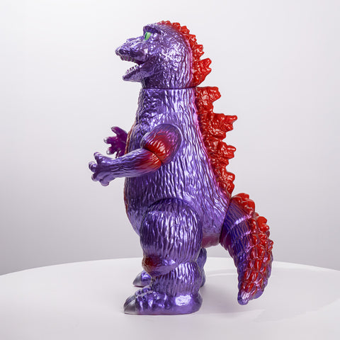 Giant Pretty Godzilla Metallic Purple with Red Overspray