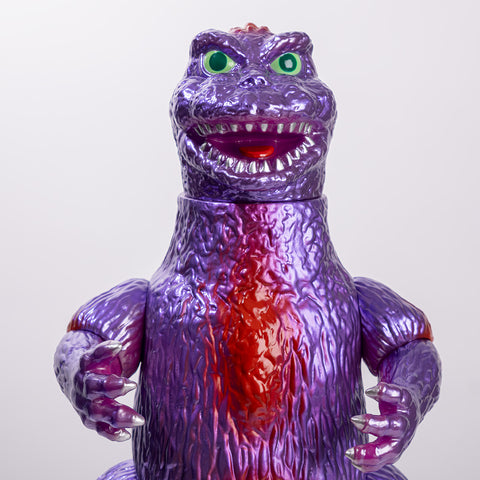 Giant Pretty Godzilla Metallic Purple with Red Overspray