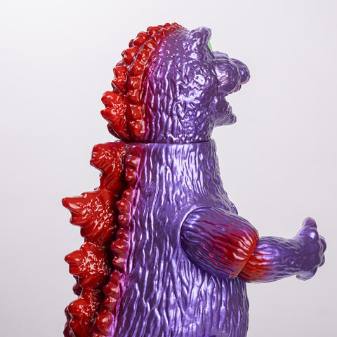Giant Pretty Godzilla Metallic Purple with Red Overspray