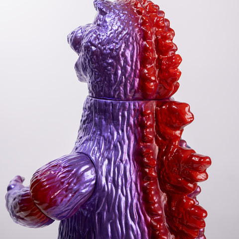 Giant Pretty Godzilla Metallic Purple with Red Overspray
