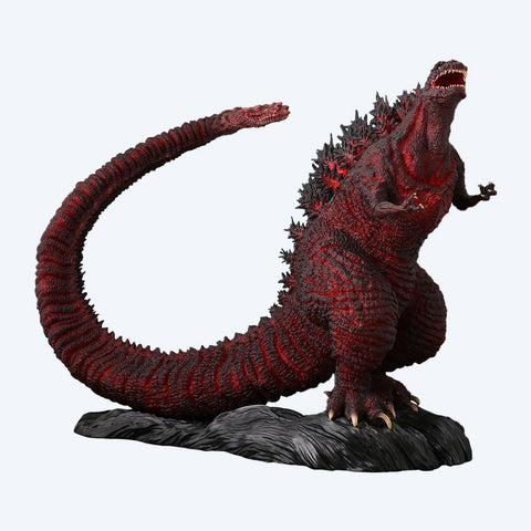 Toho 30cm Series Hibiya Godzilla Square Godzilla Statue 5th Anniversary Red Clear Ver.