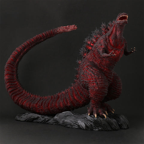 Toho 30cm Series Hibiya Godzilla Square Godzilla Statue 5th Anniversary Red Clear Ver.