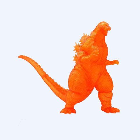 Toho 30cm Series Yuji Sakai Sculpt Collection Godzilla (1995) Sofubi Assembly Kit Clear Orange Ver. “Hong Kong Landing”
