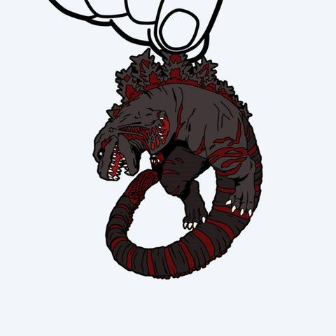 Shin Godzilla 4th Form Tsumamare Pinch Keychain