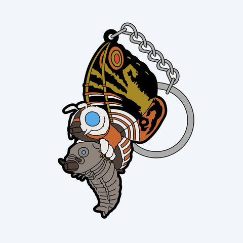 Mothra (adult) & Mothra (larva) '92 Tsumamare Pinch Keychain