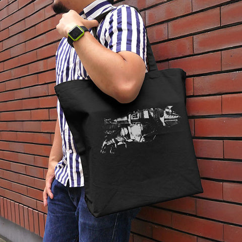 Mechagodzilla Flight Form Large Black Tote
