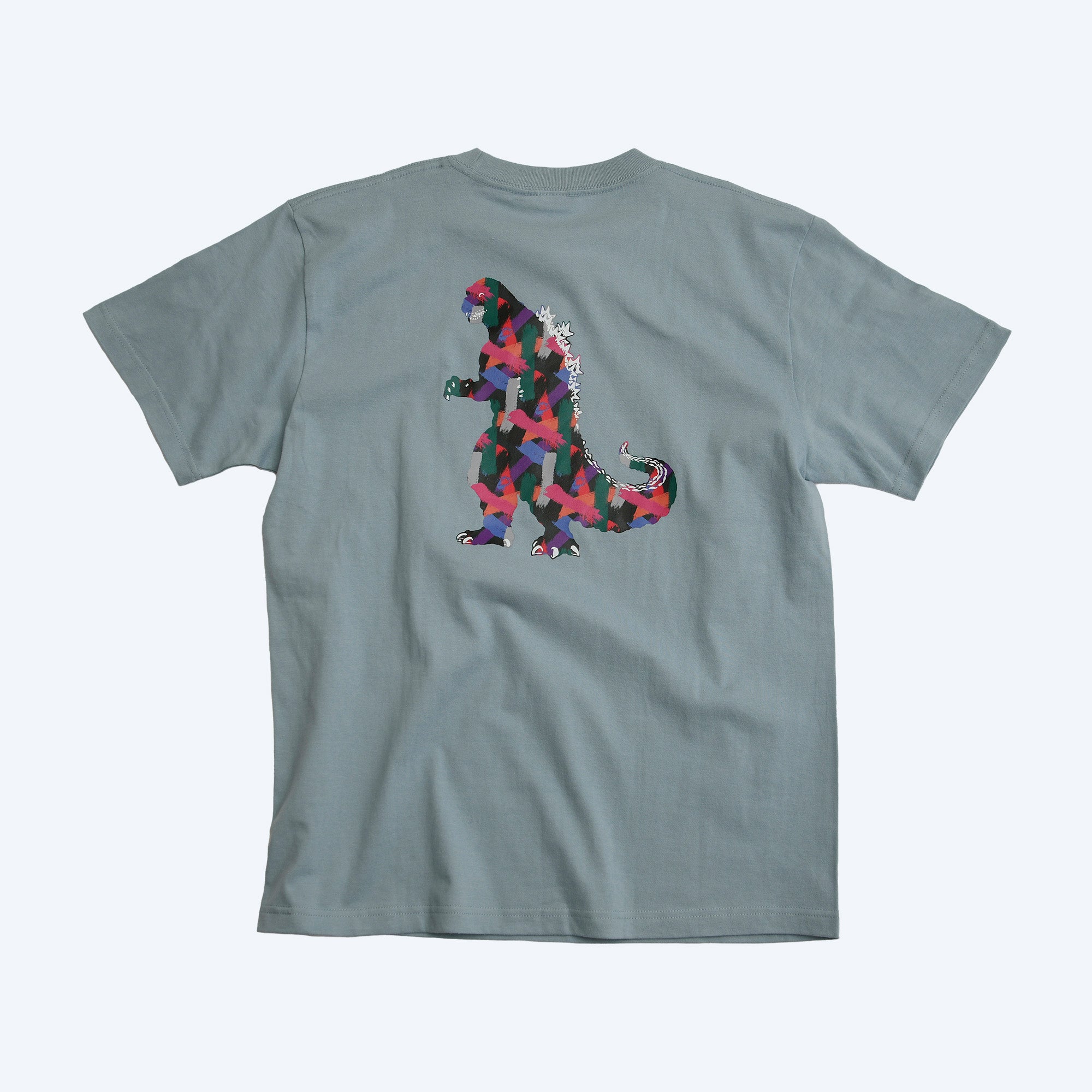Godzilla the Art Blue T-shirt