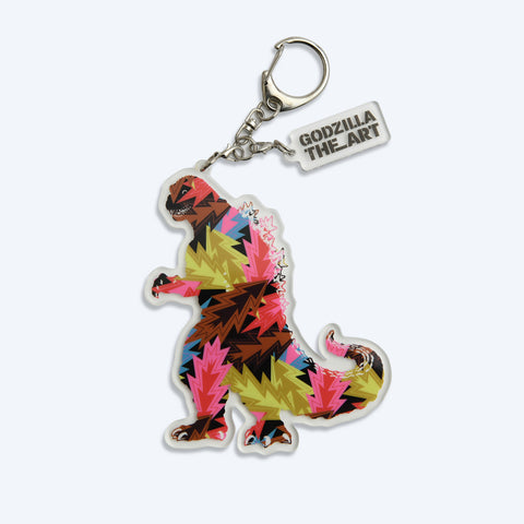 Godzilla the Art Red Acrylic Keychain