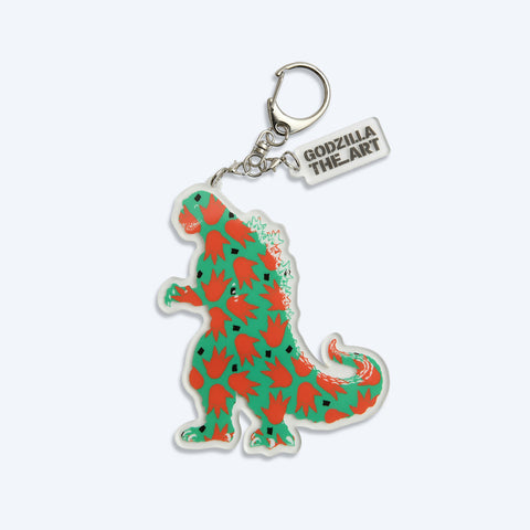 Godzilla the Art Green Acrylic Keychain