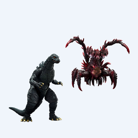 Godzilla Jr & Destoroyah Evolution Tamashii Nations S.H. MonsterArts Set