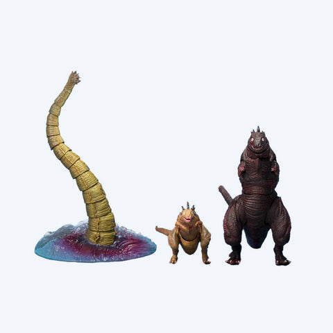 S.H. MonsterArts Shin Godzilla (2016) Second, Third Form & Giant Unidentified Creature Fig Set