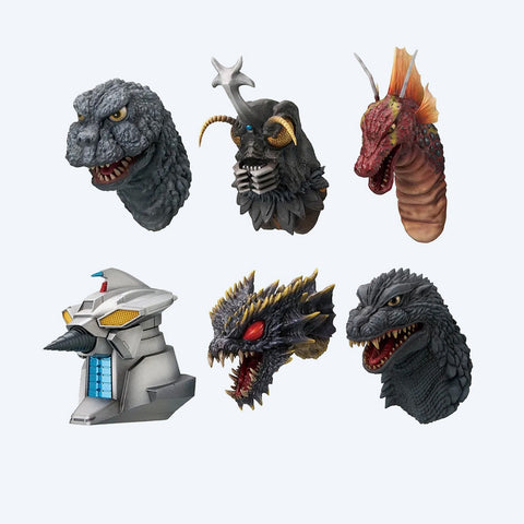 Godzilla Monster Head Magnet (The Biography of The Most Terrifying Monster King) Ichibansho Zakka Blind Box