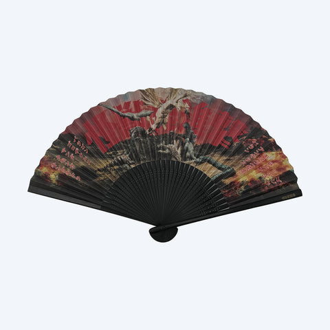 Godzilla folding fan - Destroy All Monsters