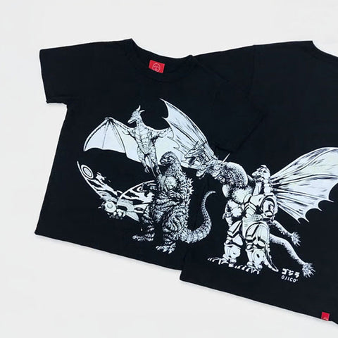 Godzilla OJICO Glow T-Shirt Monsters Black Youth