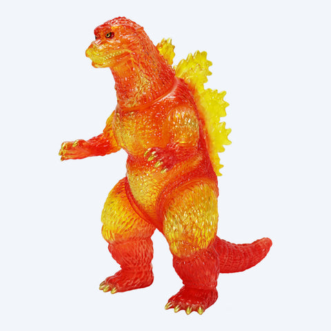 BIG Retro Sofubi Series Godzilla (1995) Burning Clear Ver. Figure