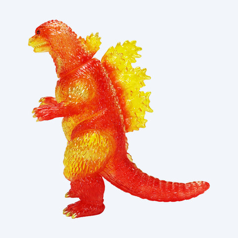 BIG Retro Sofubi Series Godzilla (1995) Burning Clear Ver. Figure