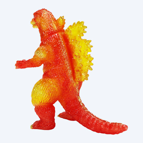 BIG Retro Sofubi Series Godzilla (1995) Burning Clear Ver. Figure