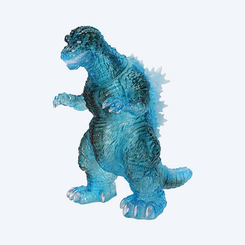 BIG Retro Sofubi Series Godzilla (2001) Heat Clear Blue Ver.