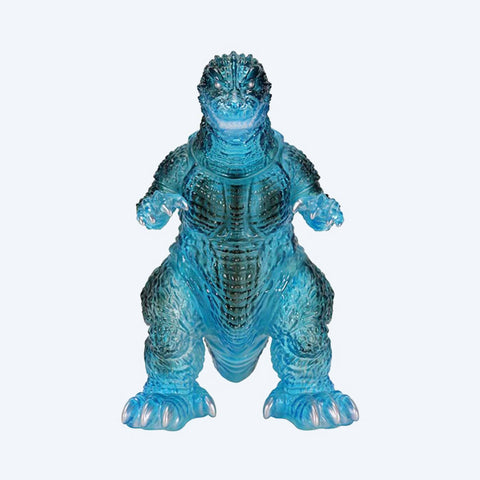BIG Retro Sofubi Series Godzilla (2001) Heat Clear Blue Ver.