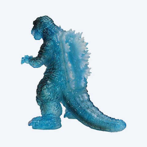 BIG Retro Sofubi Series Godzilla (2001) Heat Clear Blue Ver.