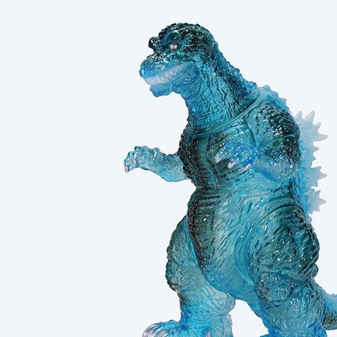 BIG Retro Sofubi Series Godzilla (2001) Heat Clear Blue Ver.