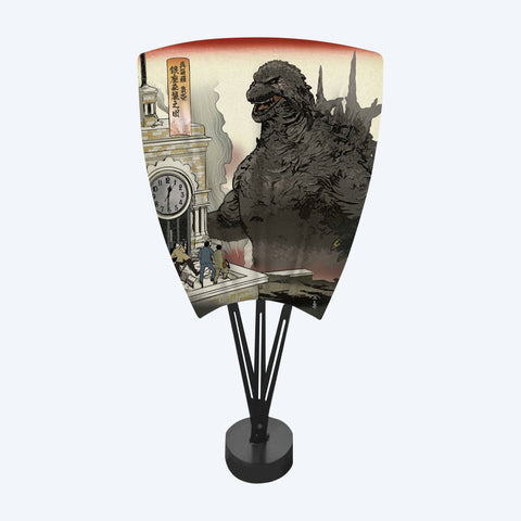 Godzilla Ukiyo-E “Invasion Of Tokyo Ginza” Uchiwa Fan