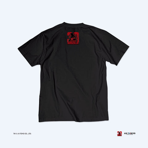 Godzilla vs. Destoroyah 30th Anniversary Scene Illustration T-Shirt 6 (Godzilla & Destoroyah) Black