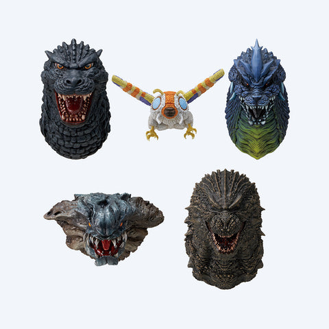 Godzilla Monster Head Magnet (Zero's Heartbeat) Ichibansho Zakka Blind Box