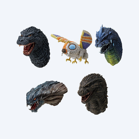 Godzilla Monster Head Magnet (Zero's Heartbeat) Ichibansho Zakka Blind Box