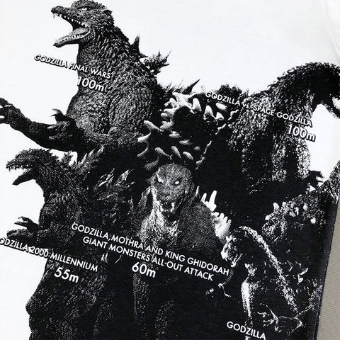 Godzilla | OJICO Collaboration T-Shirt “All-Star” White
