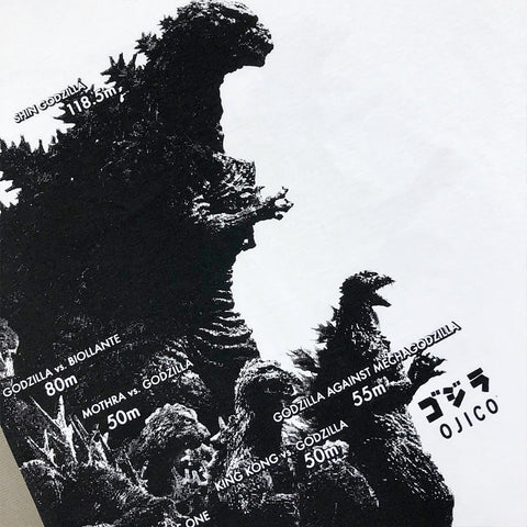 Godzilla | OJICO Collaboration T-Shirt “All-Star” White