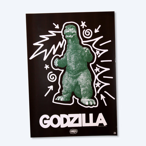 Godzilla the Art Eric Haze Godzilla 1975 Poster