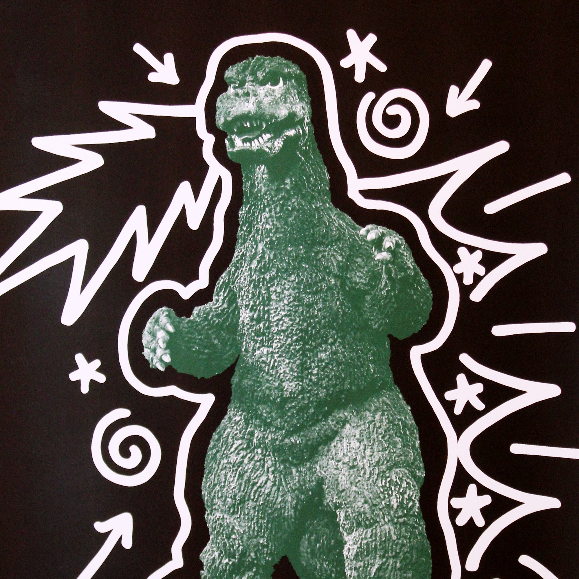 Godzilla the Art Eric Haze Godzilla 1975 Poster