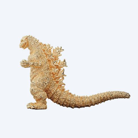 Godzilla (1954) Minifigure Gold Model (18K Yellow Gold)