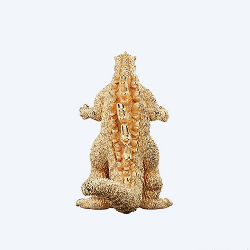 Godzilla (1954) Minifigure Gold Model (18K Yellow Gold)