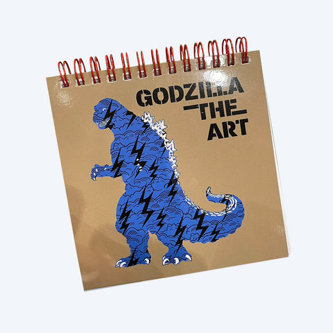 Godzilla the Art Beige W-Ring Notebook