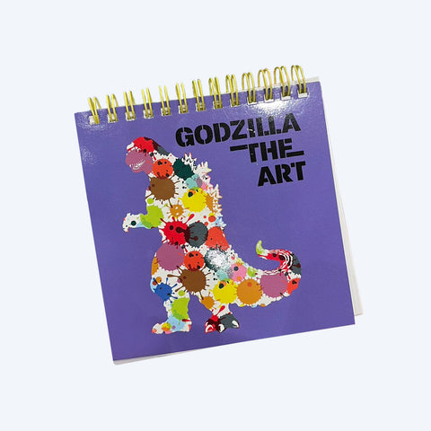 Godzilla the Art Purple W-Ring Notebook