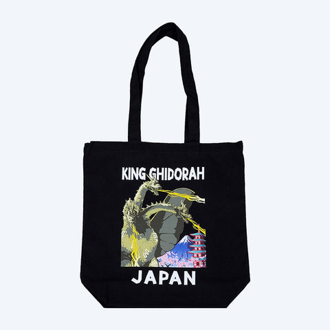 King Ghidorah Black Tote Bag