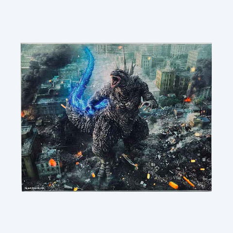 godzilla king of the monsters vs godzilla minus one Godzilla Minus One (2023) Wood Art Panel