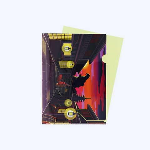 Godzilla Art Series Clear File Set 2pk - Mothra