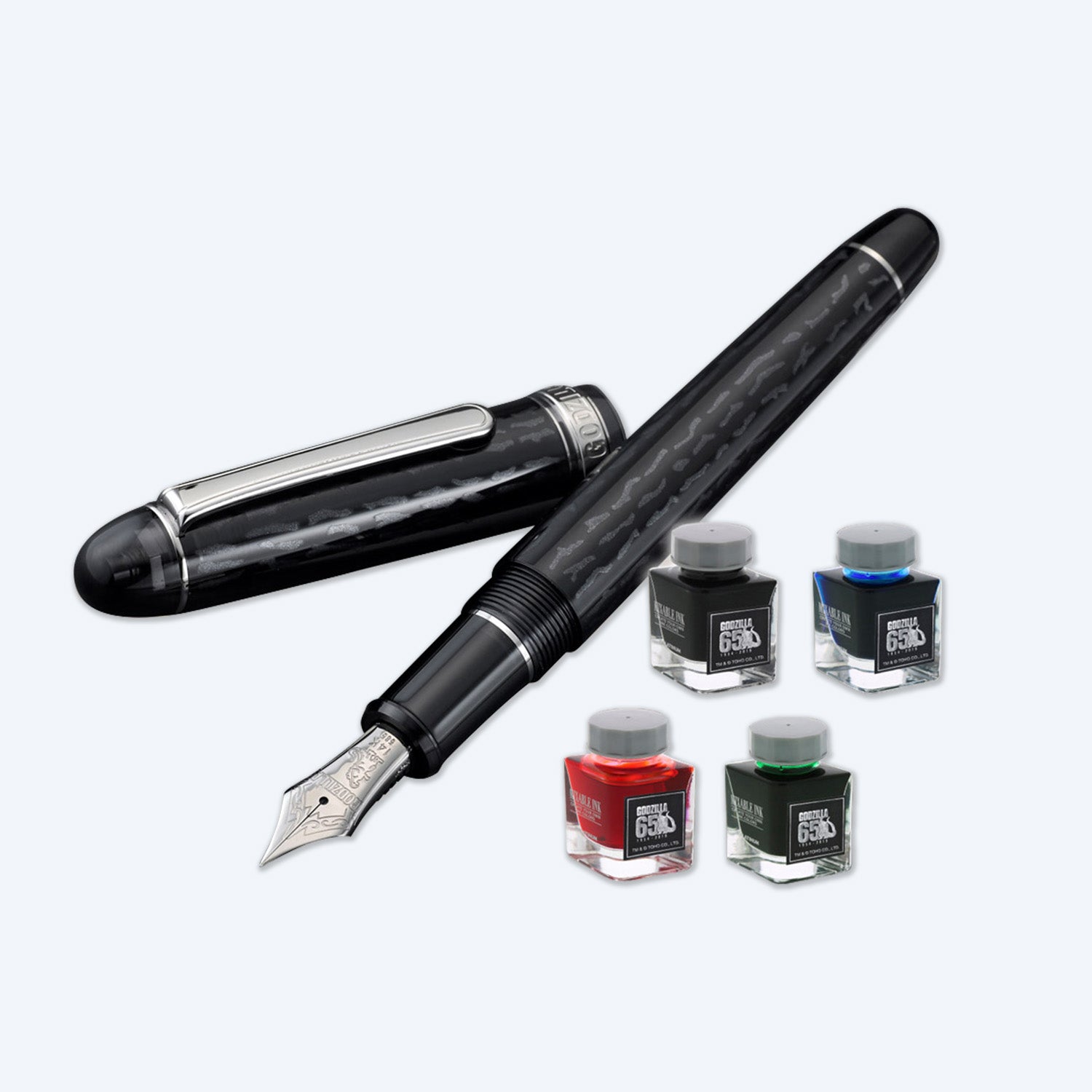 Godzilla 65th Anniversary Fountain Pen Set