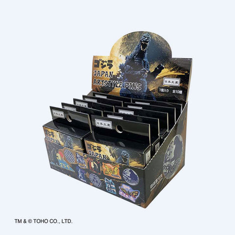 Godzilla Art Series Blind Pins
