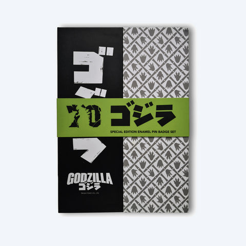 Godzilla Monsters Deluxe Enamel Pin Box Set